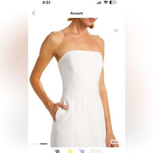 A.L.C. Elsie strapless mini dress